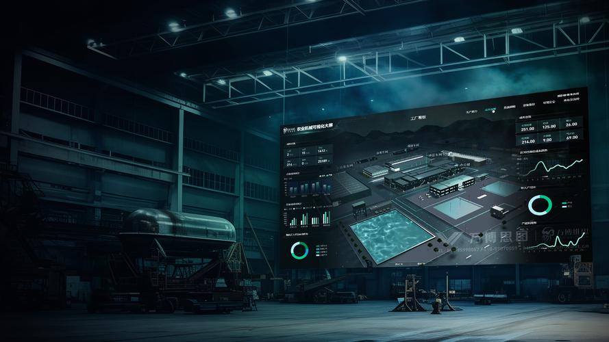 農業機械工廠數字孿生項目 數據可視化、交互設計與HTML5開發